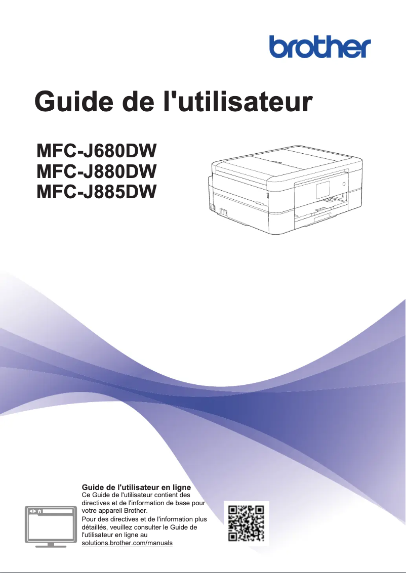 Page n°1 - Manuel utilisateur Brother MFC-J680DW