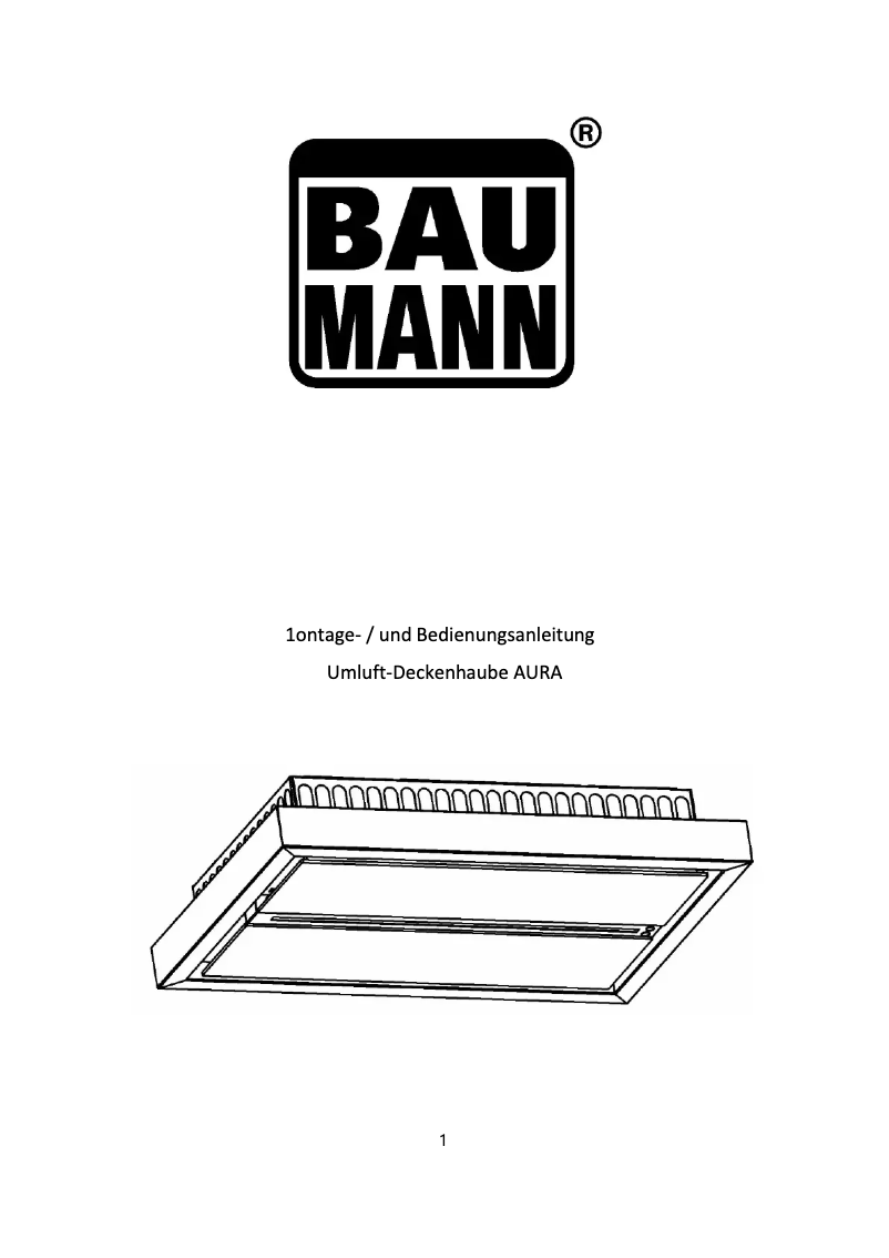 Image de la première page du manuel de l'appareil Aura 120 SLK