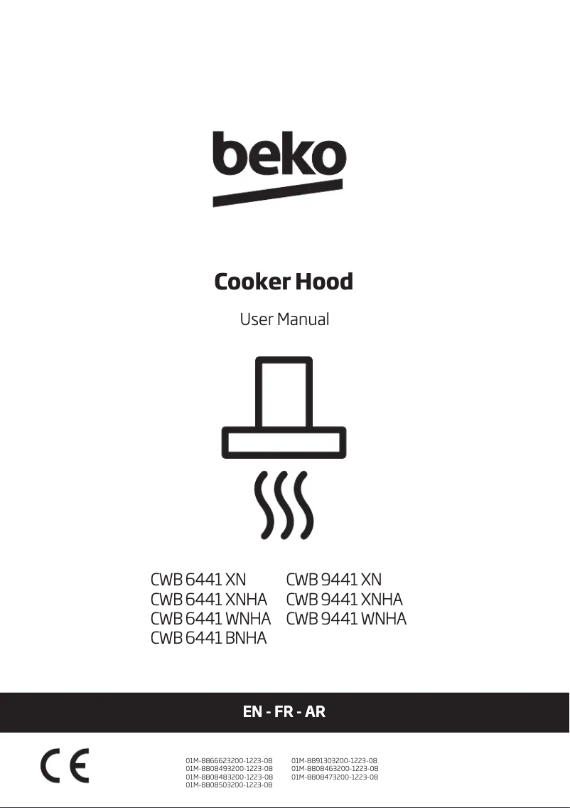 Page n°1 - Manuel utilisateur Beko CWB 6441 XNHA