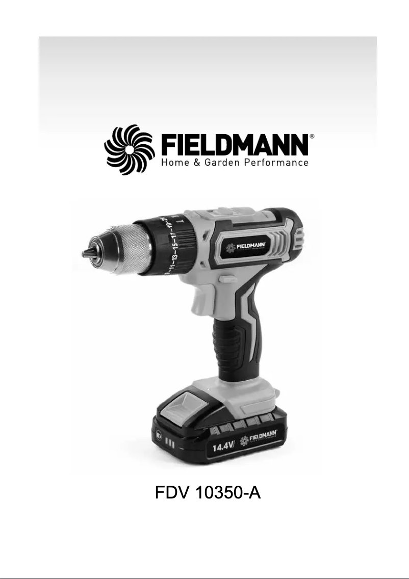 Page 1 de la notice Manuel utilisateur Fieldmann FDV 10350-A