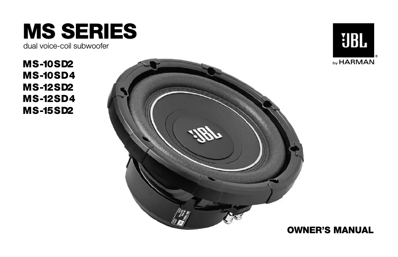 Image de la première page du manuel de l'appareil MS-10SD4