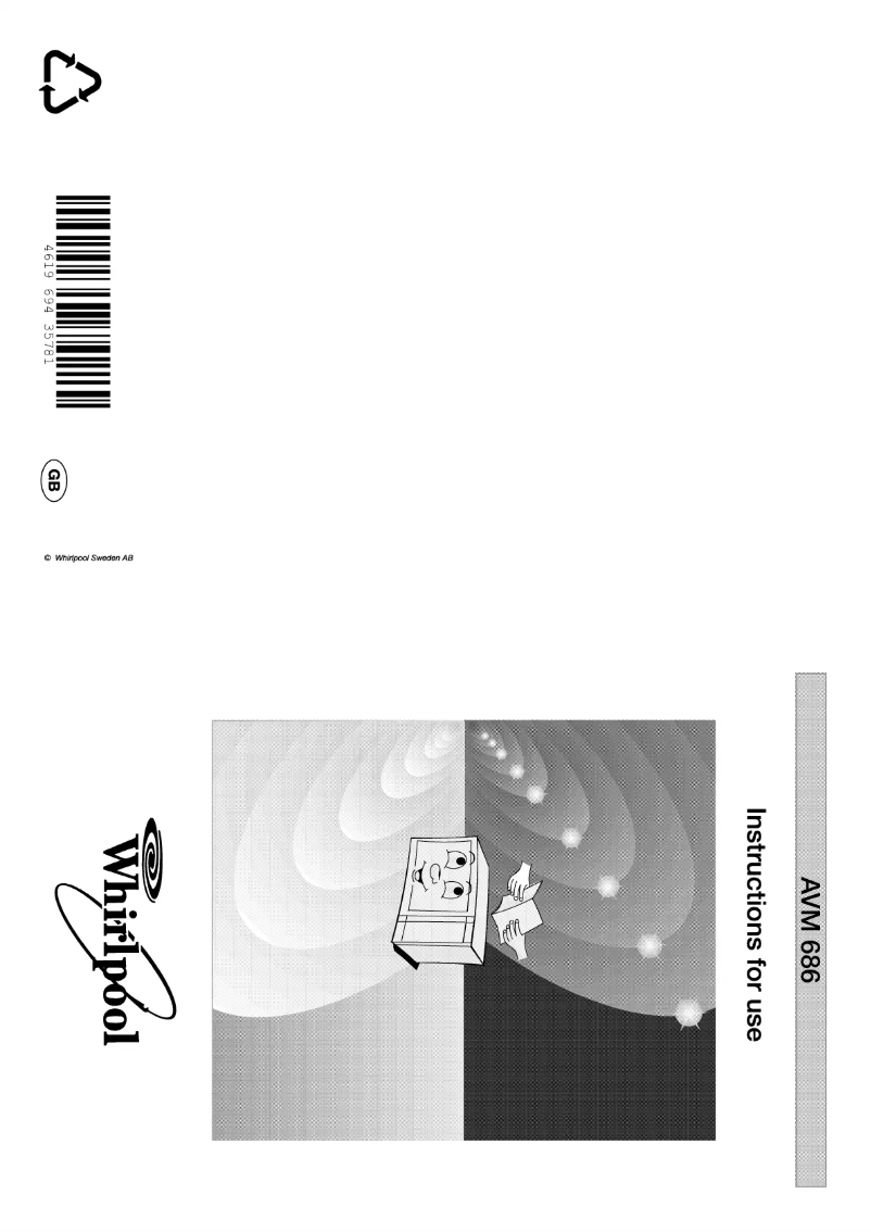 Page 1 de la notice Manuel utilisateur Whirlpool AVM 689 IX