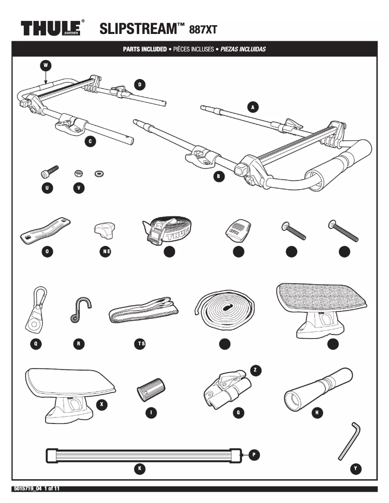 Página 1 del manual Manual de usuario Thule Slipstream 887XT