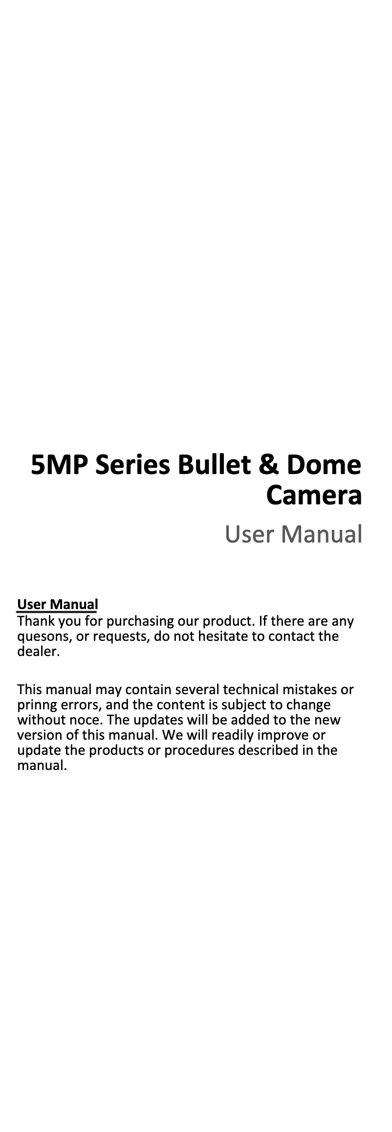 Image de la première page du manuel de l'appareil CMHD7352N-28