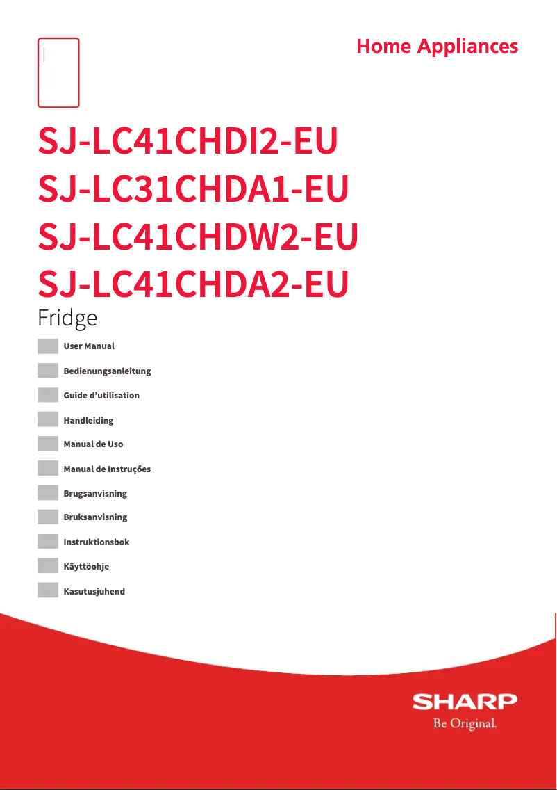 Page n°1 - Manuel utilisateur Sharp SJ-LC41CHDW2-EU
