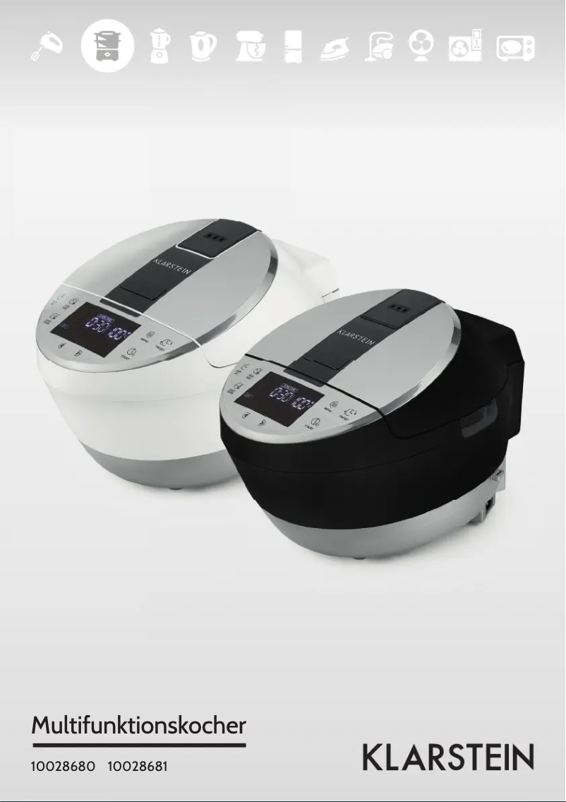 Page 1 de la notice Manuel utilisateur Klarstein 10028681