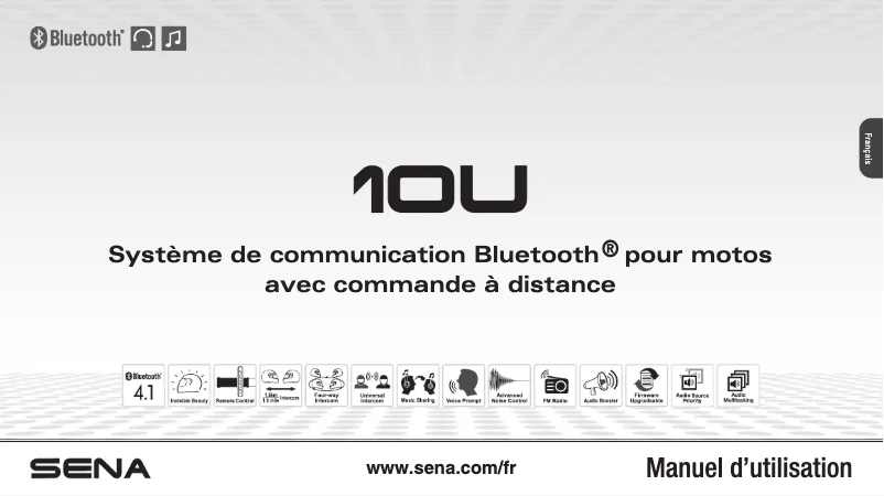 Page 1 of the manual User Manual Sena 10U