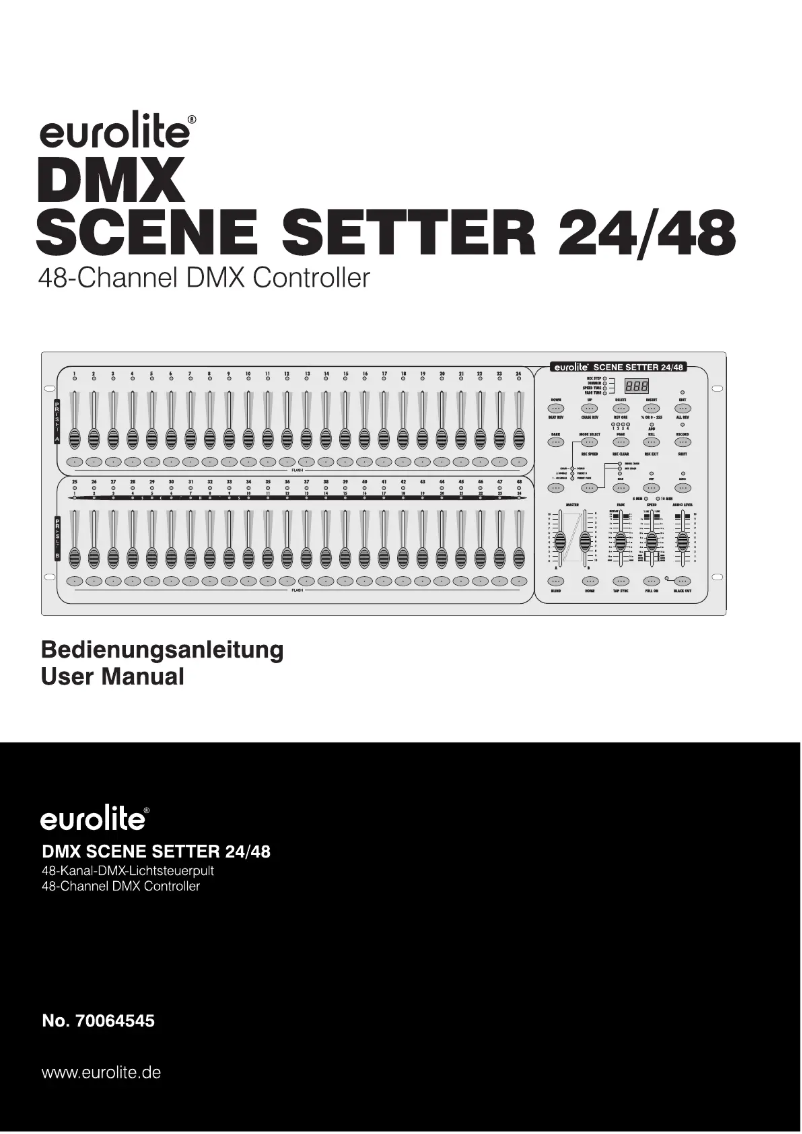 Page n°1 - Manuel utilisateur Eurolite DMX Scene Setter 24/48