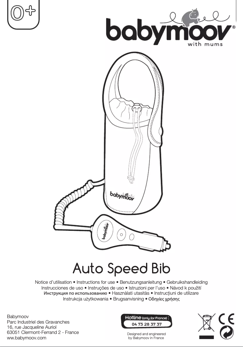 Página 1 del manual Manual de usuario Babymoov Auto Speed Bib