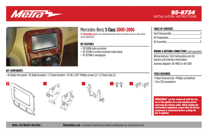 Image de la première page du manuel de l'appareil 95-8734B