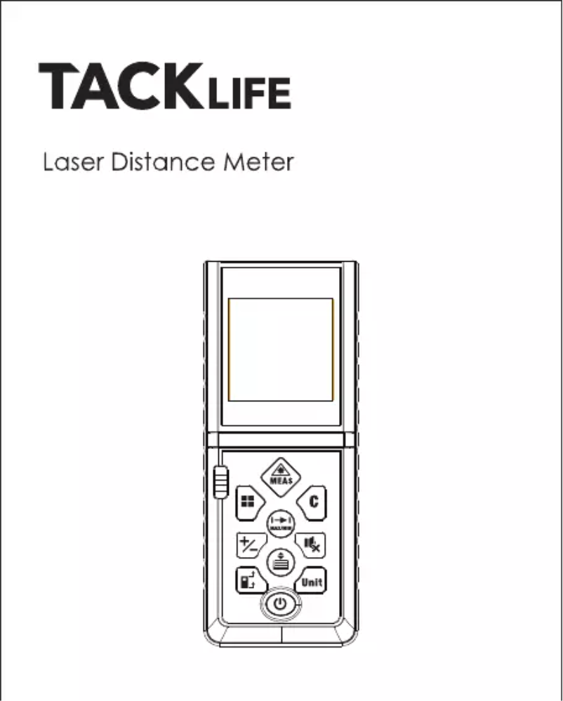 Página 1 del manual Manual de usuario Tacklife LDM08