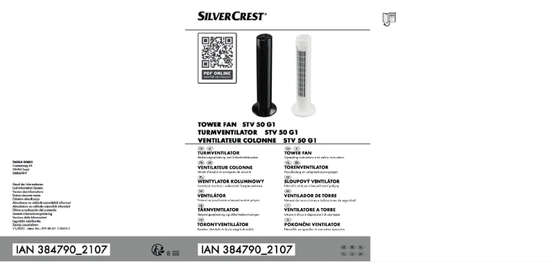 Page 1 de la notice Manuel utilisateur SilverCrest STV 45 D3