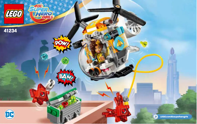 Page 1 de la notice Manuel utilisateur Lego Dc Dc Super Hero Girls 41234