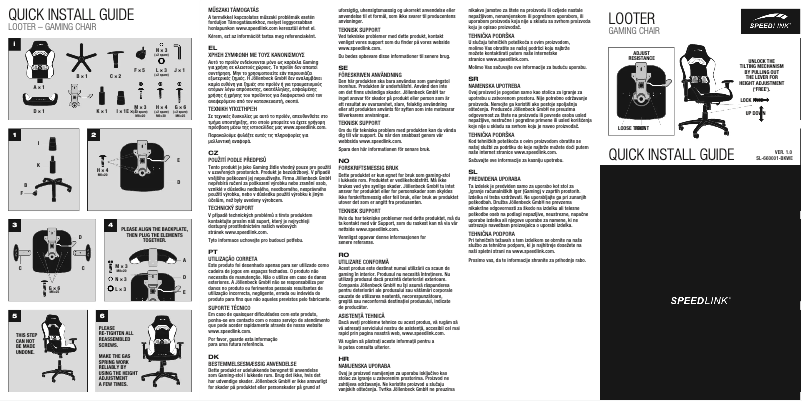 Page n°1 - Manuel utilisateur Speed-Link Looter SL-660001-BKWE