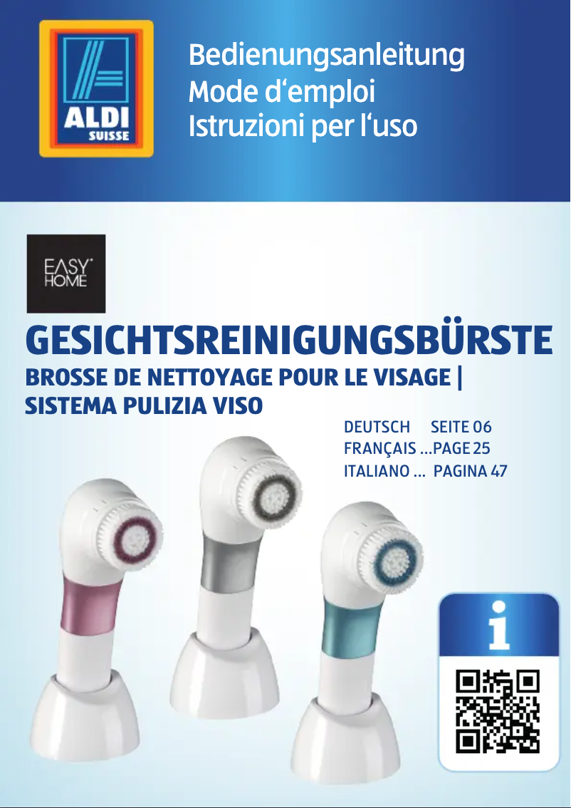 Page 1 de la notice Manuel utilisateur Easy Home GT-FCv-03