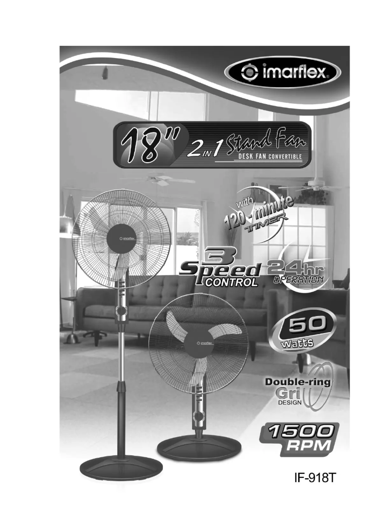 Página 1 del manual Manual de usuario Imarflex IF-918T