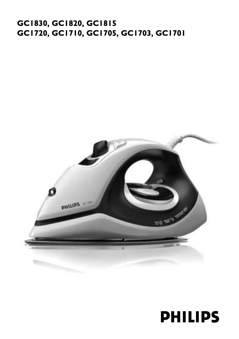 Página 1 del manual Manual de usuario Philips GC1705