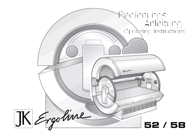 Page 1 de la notice Manuel utilisateur JK Ergoline 52