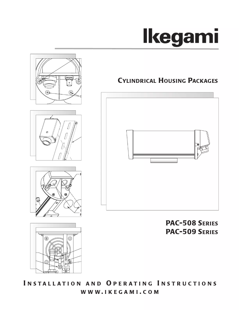Page 1 de la notice Manuel utilisateur Ikegami PAC-508