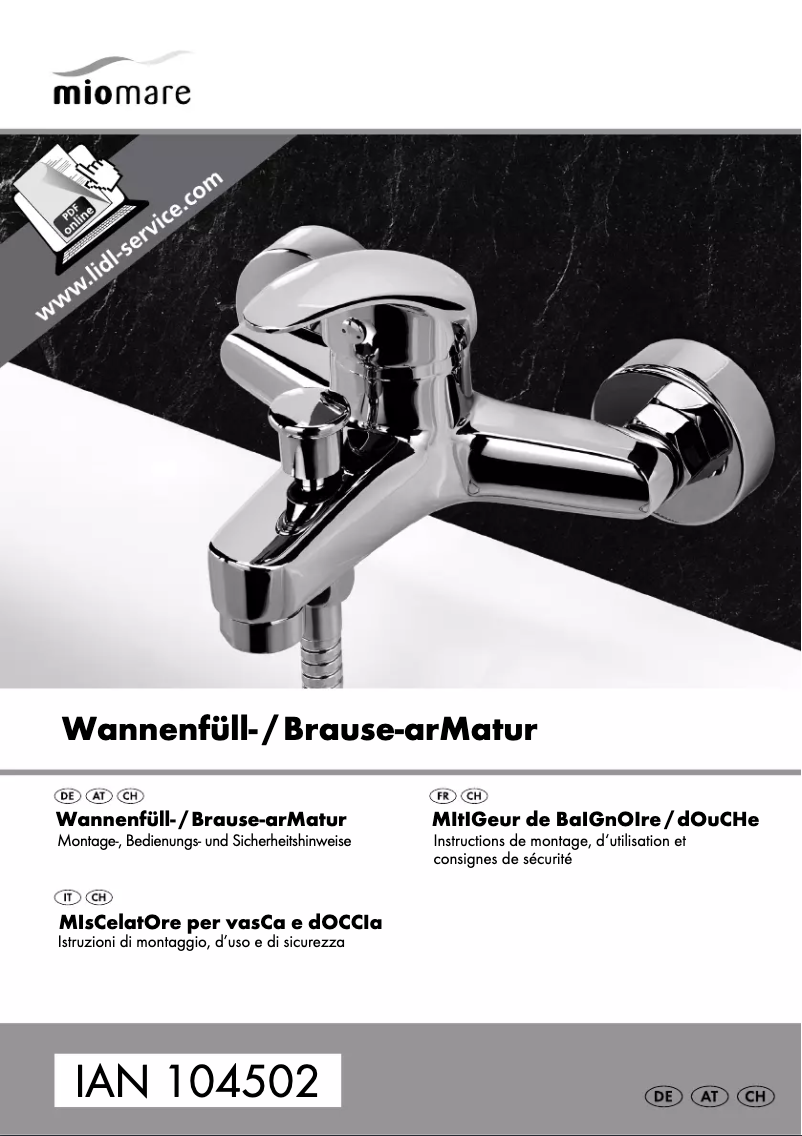 Image de la première page du manuel de l'appareil IAN 104502