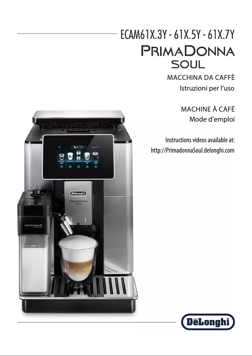 Page n°1 - Manuel utilisateur DeLonghi Dedica Style EC685