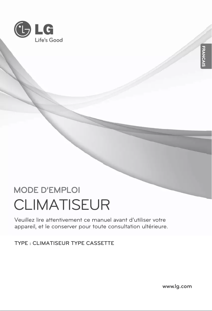 Page n°1 - Manuel utilisateur LG ARNU42GTMC2