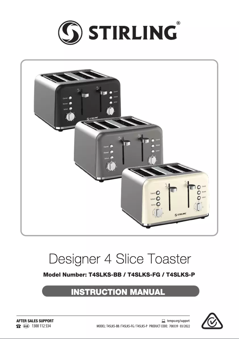Image de la première page du manuel de l'appareil T4SLKS
