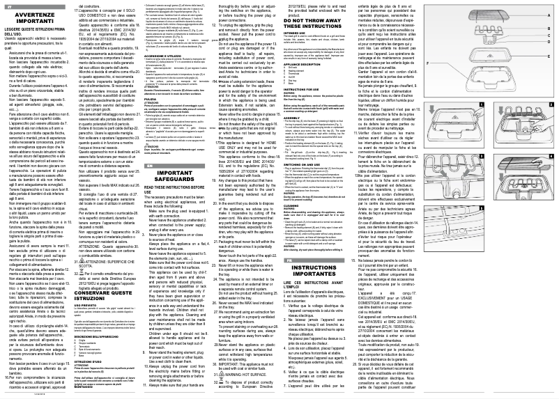 Page n°1 - Manuel utilisateur Ariete Party Grill 723