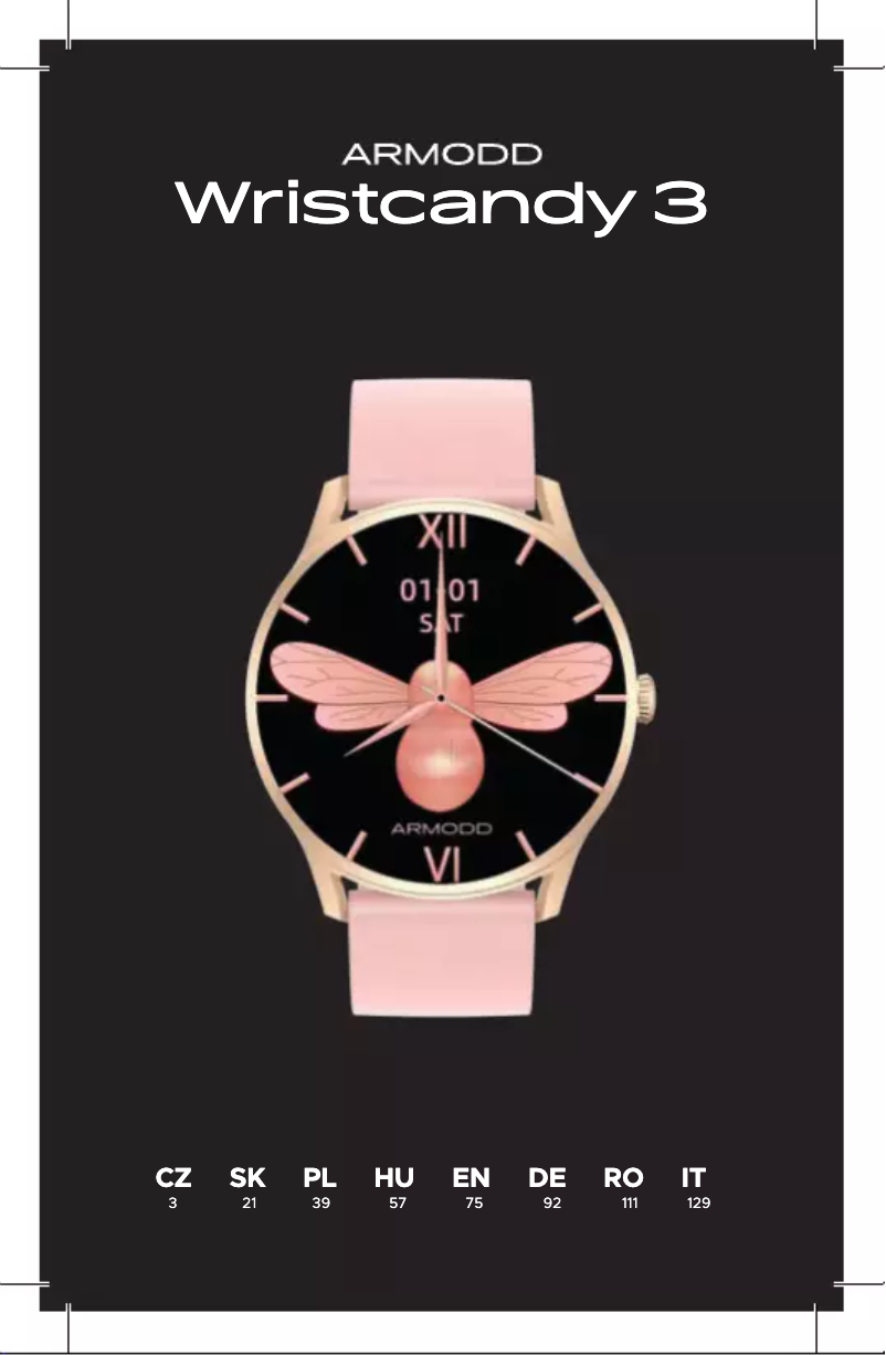 Page 1 de la notice Manuel utilisateur Armodd Wristcandy 3