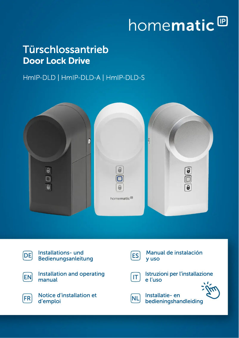 Image de la première page du manuel de l'appareil HmIP-DLD-S