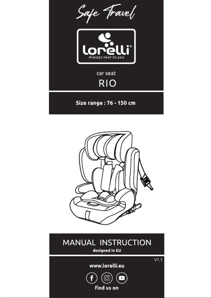 First page image of the manual for Rio
