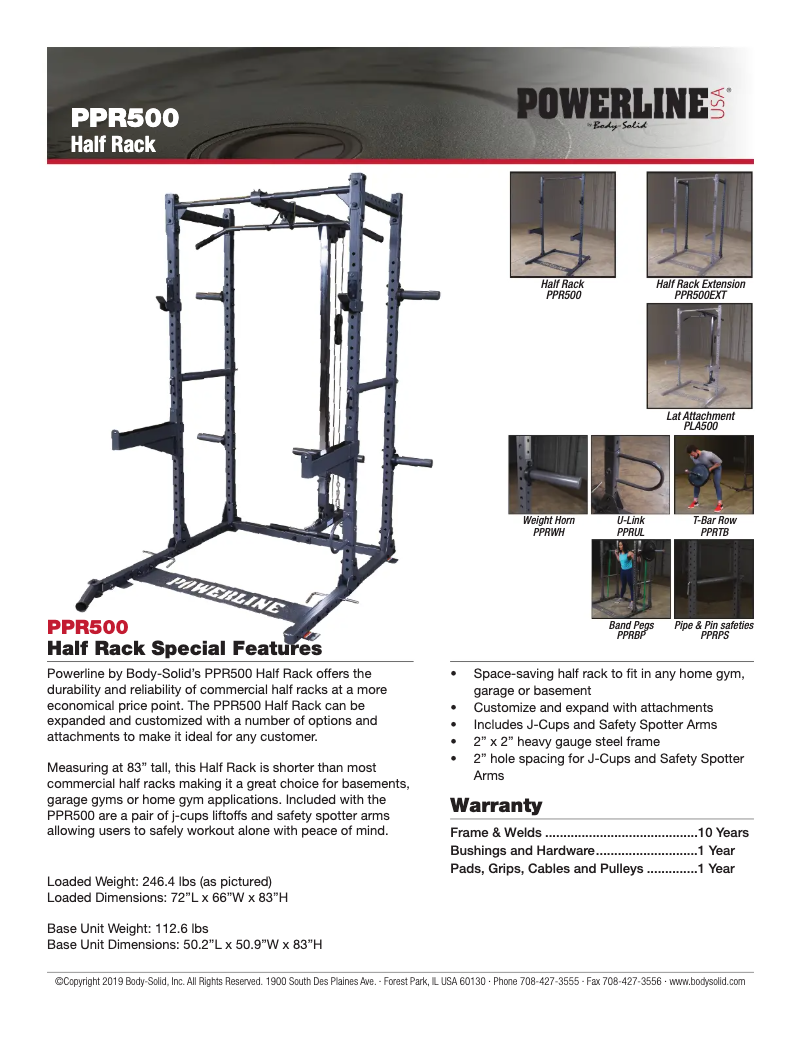 Image de la première page du manuel de l'appareil Powerline PPR500