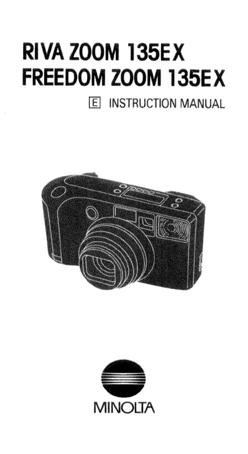 Page n°1 - Manuel utilisateur Konica Minolta Riva Zoom 135EX