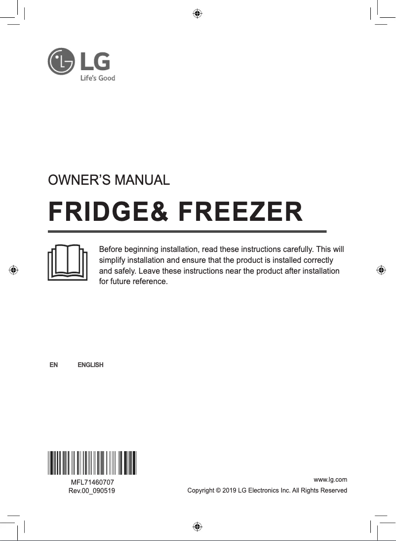 Page 1 de la notice Manuel utilisateur LG GT-L471PDC