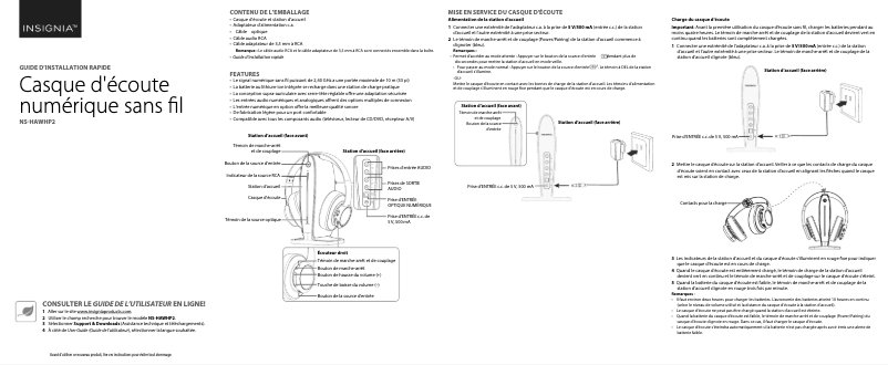 Image de la première page du manuel de l'appareil NS-HAWHP2