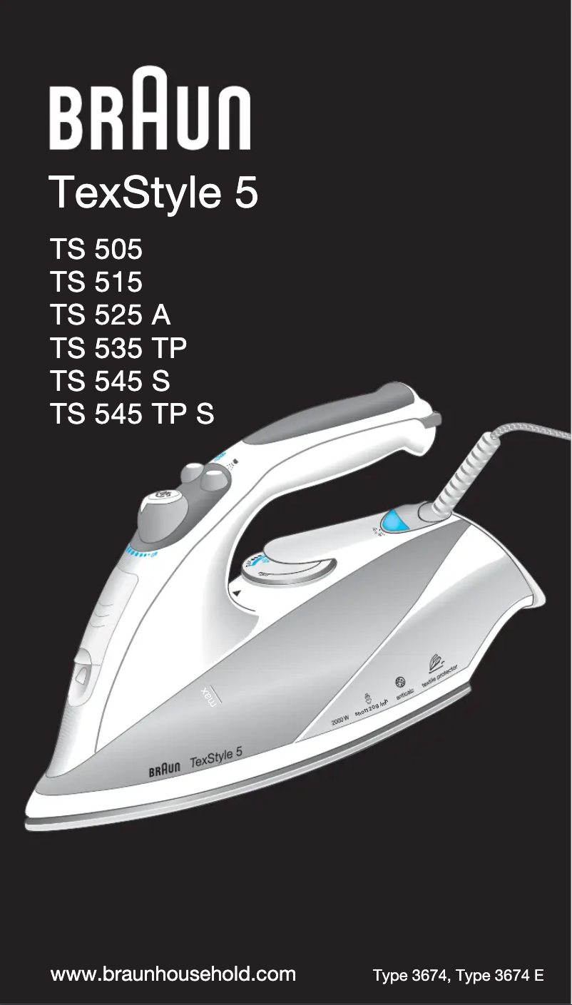 Image de la première page du manuel de l'appareil TexStyle 5 TS 545 TPS