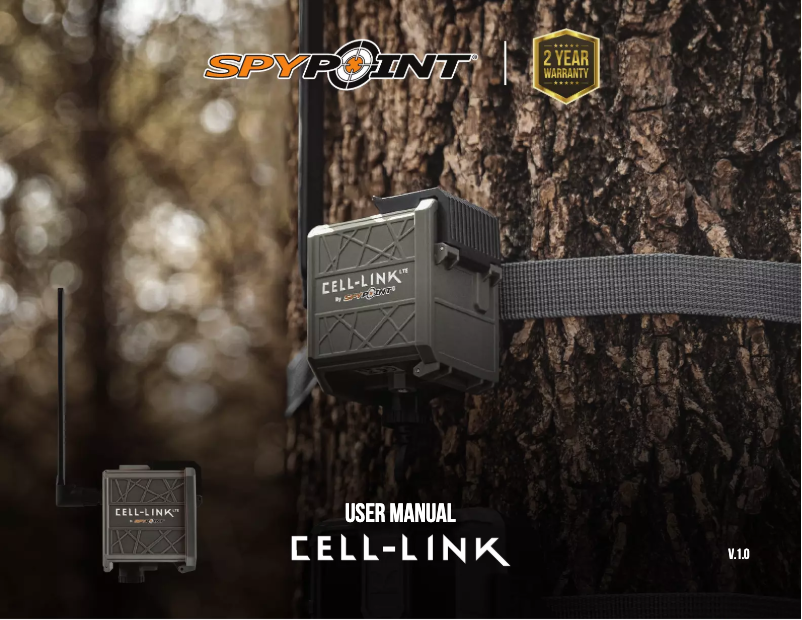 Image de la première page du manuel de l'appareil Cell-Link