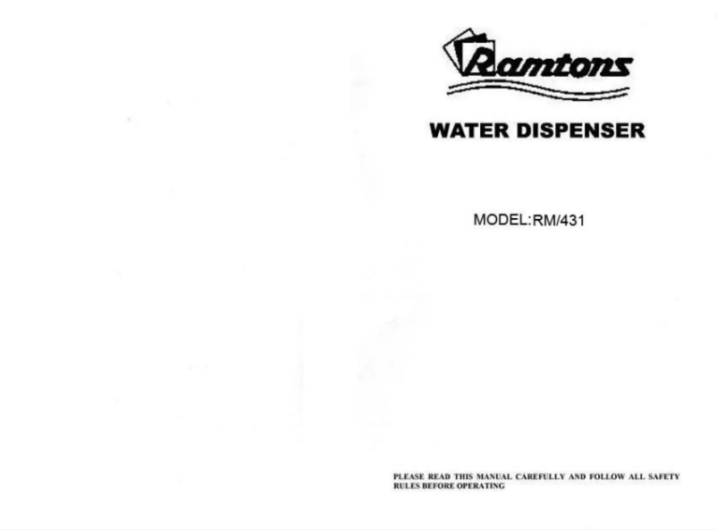 Image de la première page du manuel de l'appareil RM/431