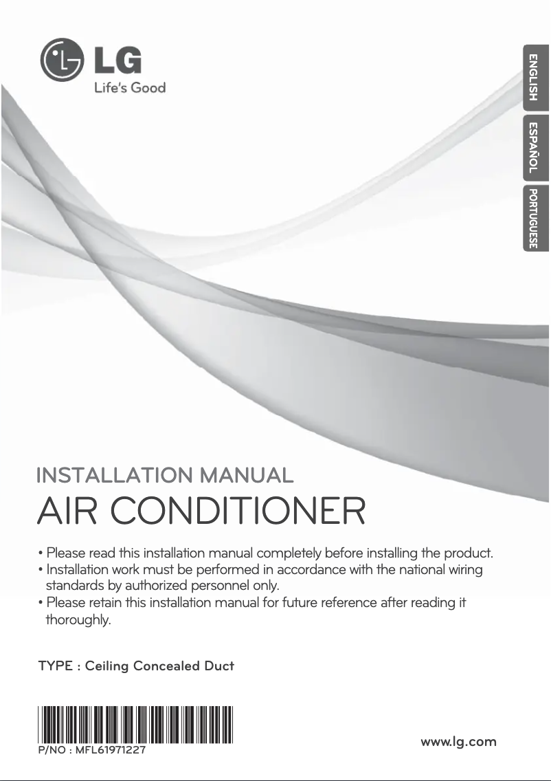 Página 1 del manual Manual de usuario LG ABNQ54GRLA0