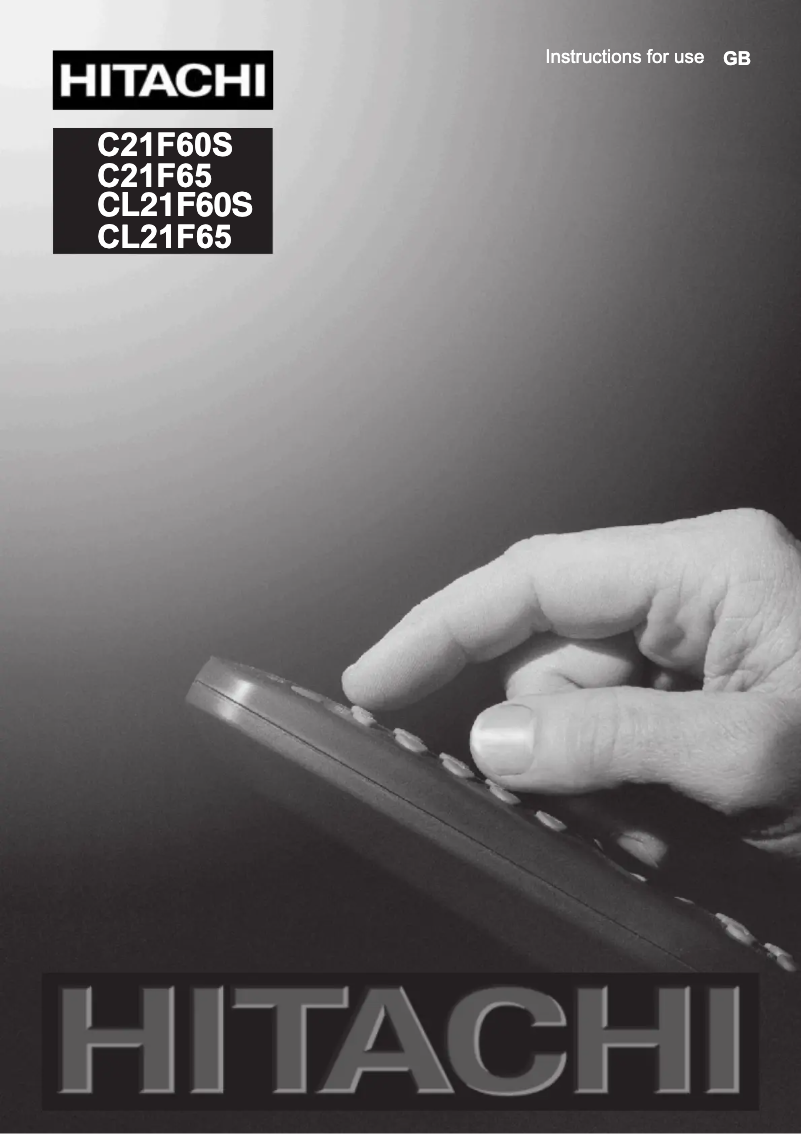 Image de la première page du manuel de l'appareil C21F65