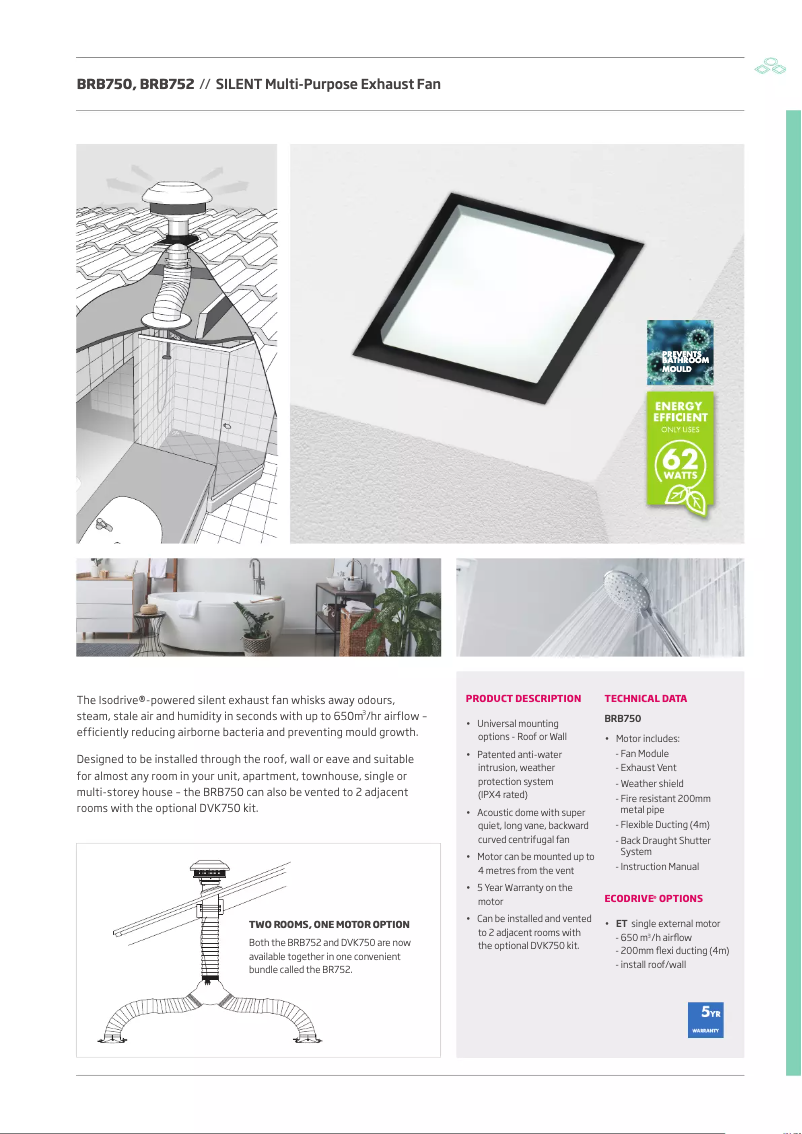 Image de la première page du manuel de l'appareil BRB750