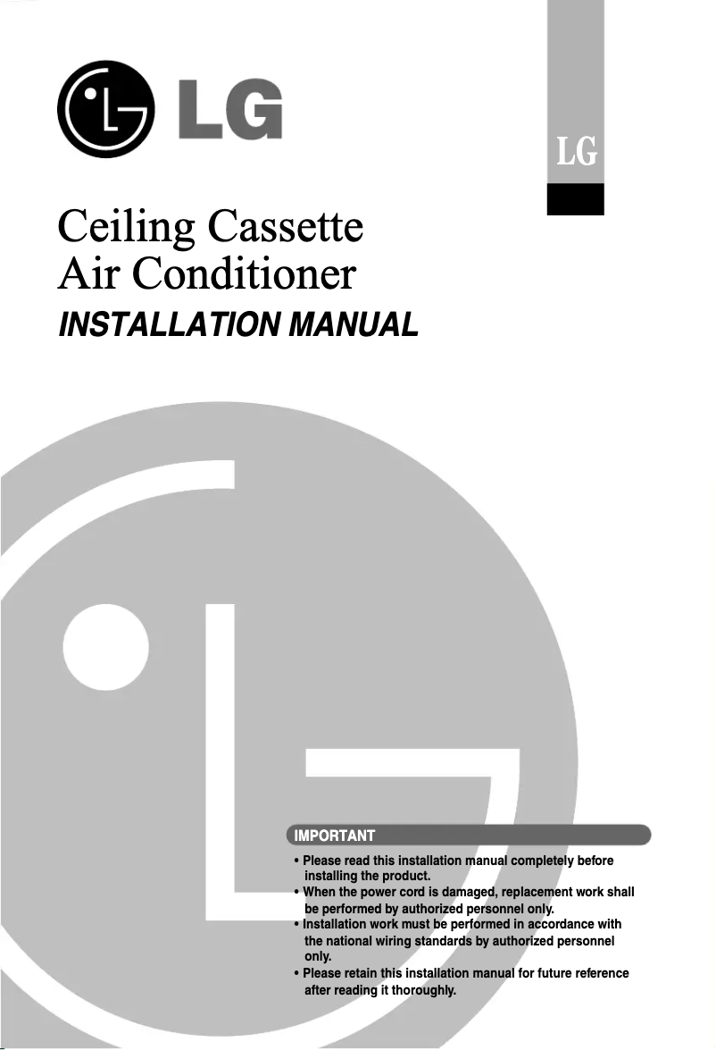 Page 1 de la notice Manuel utilisateur LG JTNC368NLE0