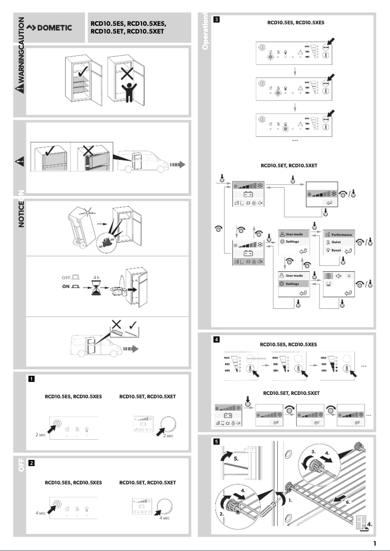 Imagen de la primera página del manual del dispositivo RCD 10.5XET