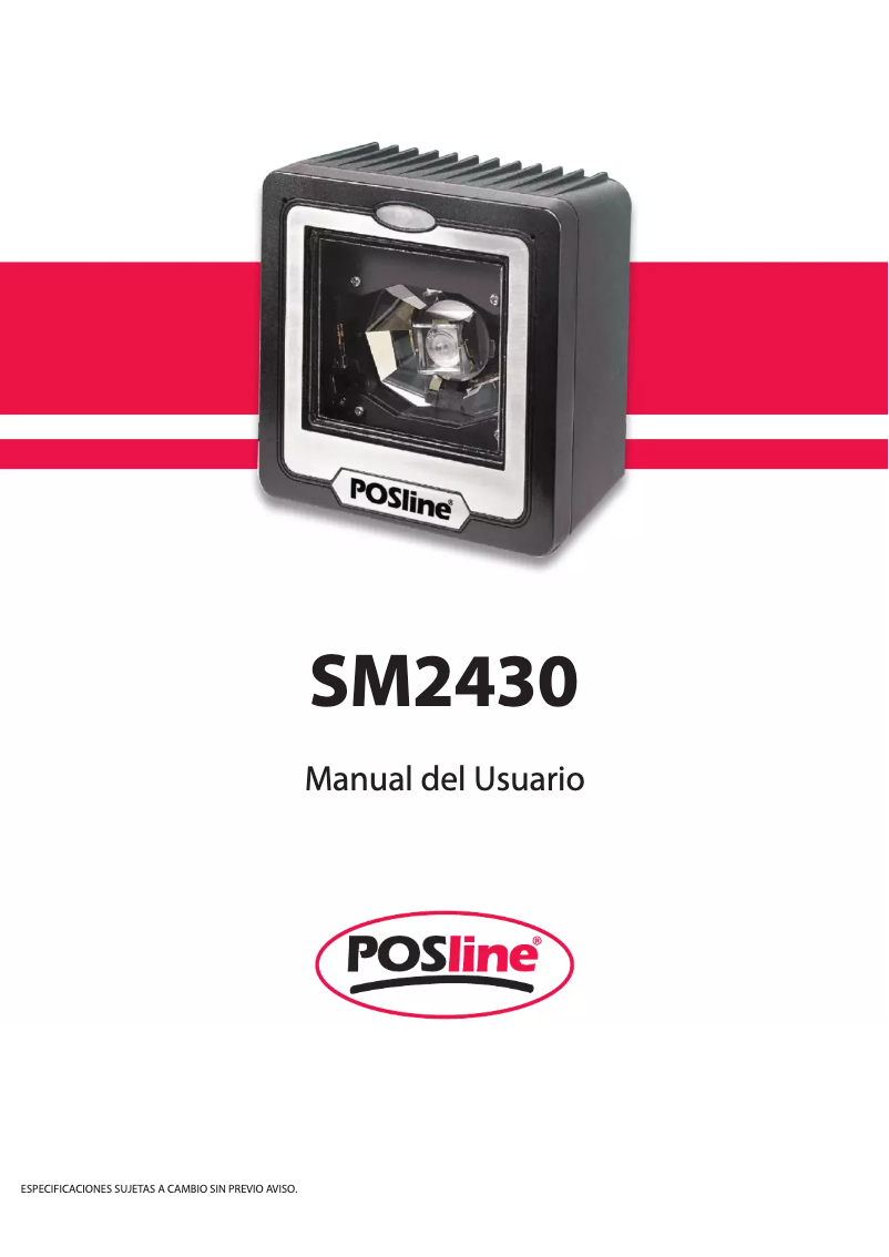Page n°1 - Manuel utilisateur POSline SM2430
