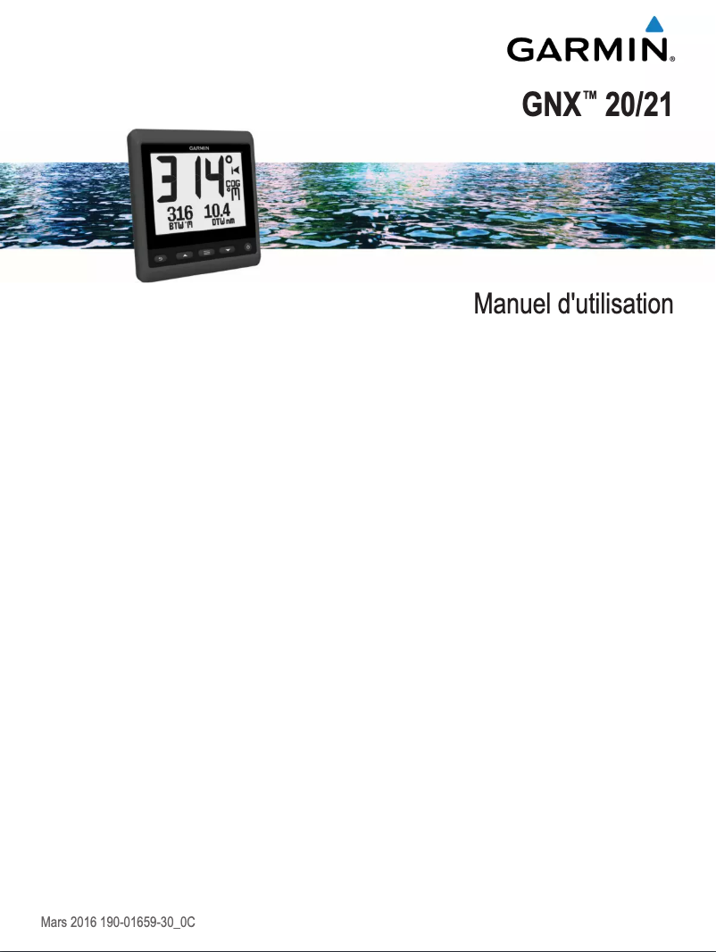 Page 1 de la notice Manuel utilisateur Garmin GNX 21