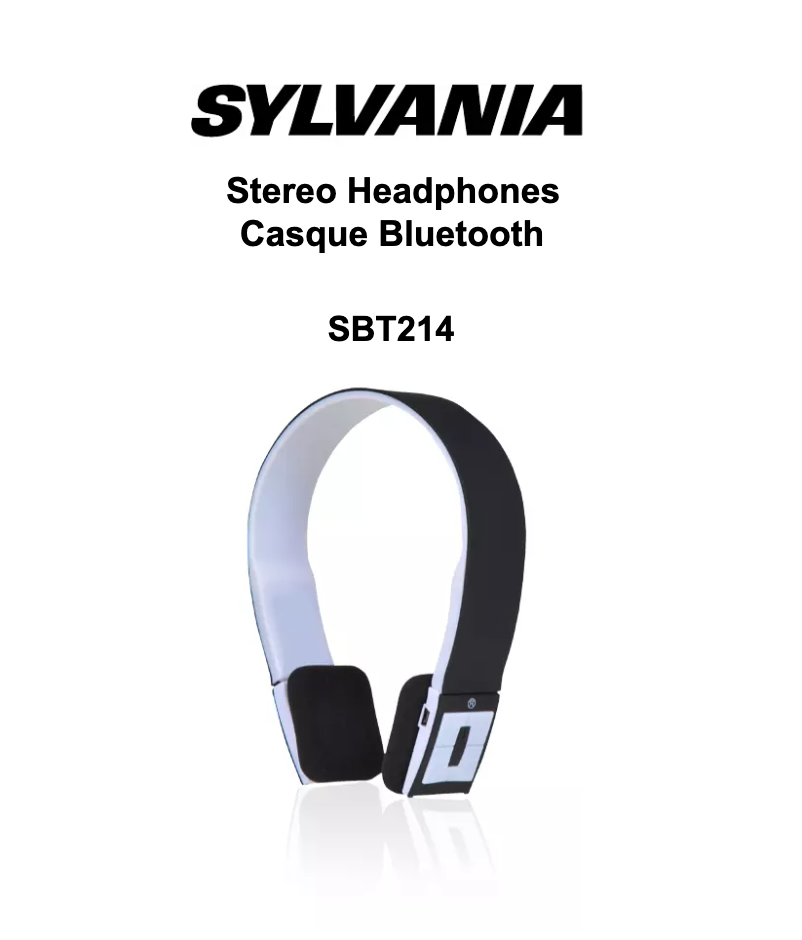 Page n°1 - Manuel utilisateur Sylvania SBT214