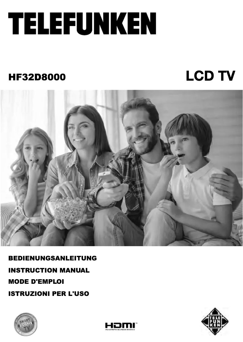 Page n°1 - Manuel utilisateur Telefunken HF32D8000