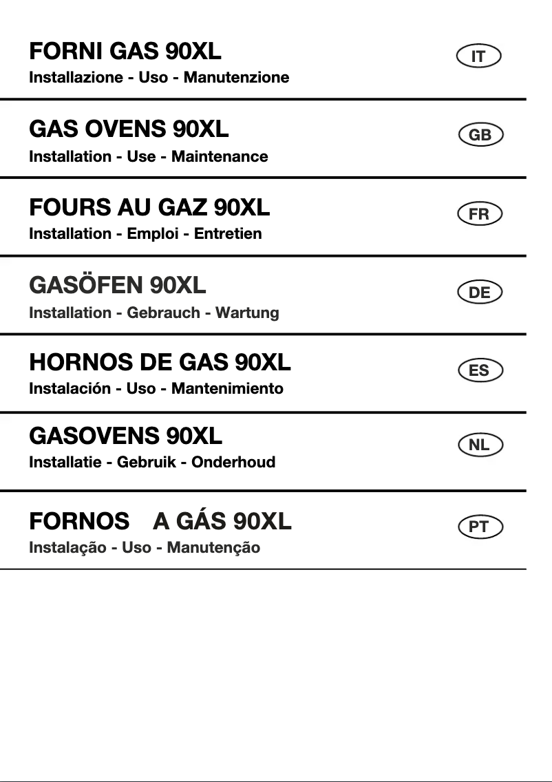 Page 1 de la notice Manuel utilisateur Candy FPG390/1X