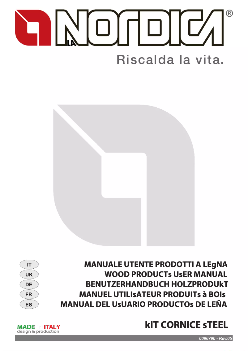 Page n°1 - Manuel utilisateur La Nordica Kit Cornice Steel