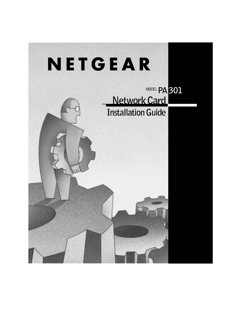 Page 1 de la notice Guide d'installation Netgear PA301